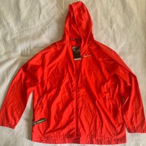 Repel water repellent hydro fife impermeable jacket with reflective trim